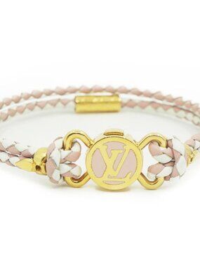 Louis Vuitton M8628 sp Bc0224 Click It Bracelet Pink Gold Accessory Box